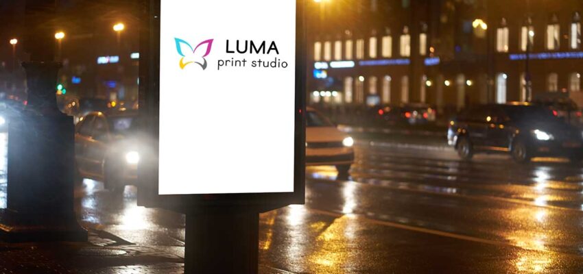 Luma city light poster