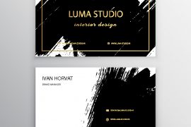 posjetnica Luma print studio vizitka