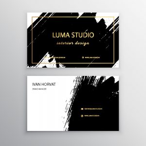 posjetnica Luma print studio vizitka