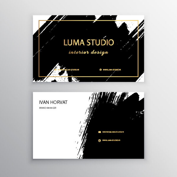 posjetnica Luma print studio vizitka