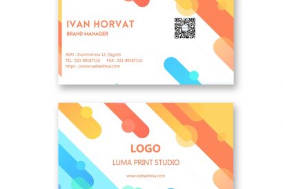 posjetnica Luma print studio vizitka