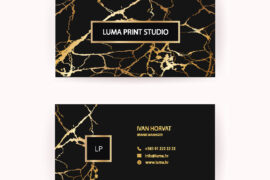 posjetnica Luma print studio vizitka