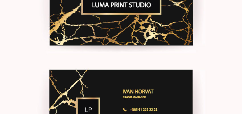 posjetnica Luma print studio vizitka