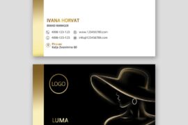 posjetnica Luma print studio vizitka