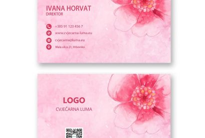 posjetnica Luma print studio vizitka