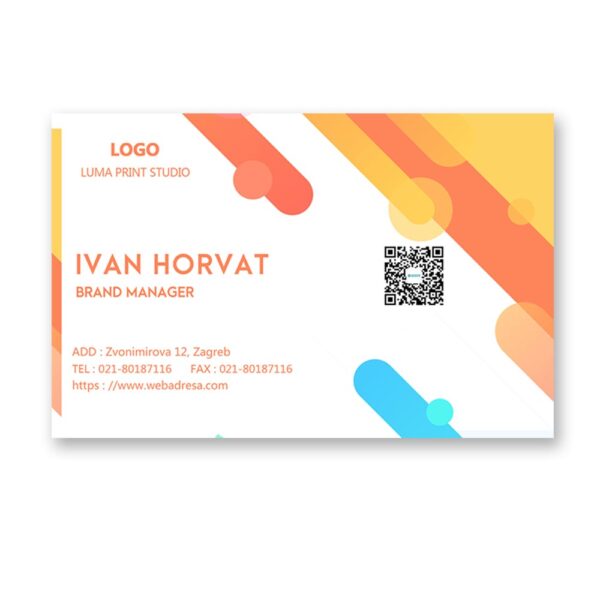 posjetnica Luma print studio vizitka