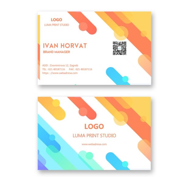 posjetnica Luma print studio vizitka